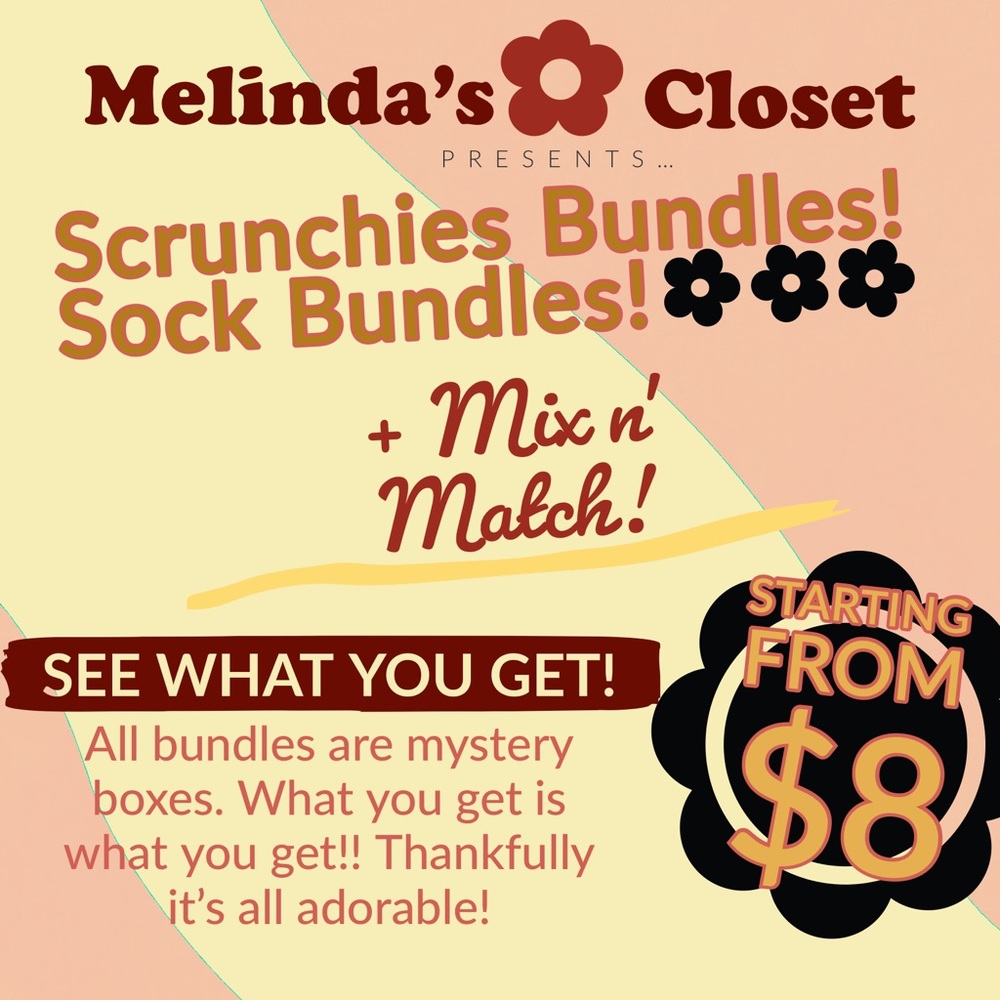 SOCKS + SCRUNCHIES + COMBO BUNDLES